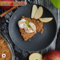 A picture of Apple crumble.
