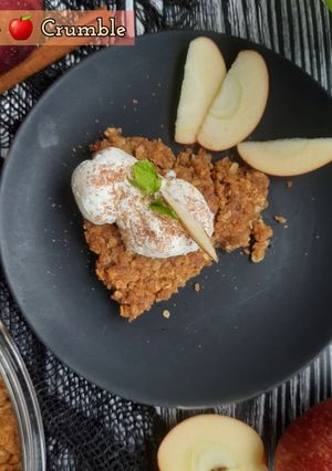 A picture of Apple crumble.