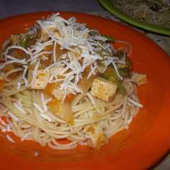 A picture of Spaghetti Saus Brokoli .