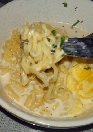 Foto resep Mie Kuah Susu
