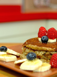 Una foto de Ideas de desayuno. Tortitas de avena {FitKen}