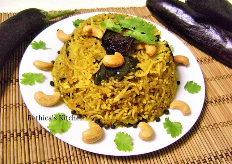 Recipe of Homemade Maharashtrian Vangi Bhaat