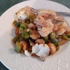 A picture of COD, shrimp meal for 2. 🙂.