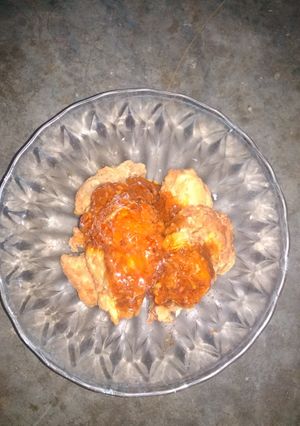 Foto resep Ayam crispy bumbu balado