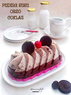 Foto resep Puding Susu Oreo Coklat