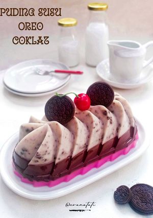 Foto resep Puding Susu Oreo Coklat
