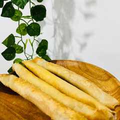 A picture of Ubi Keju Aroma (Sweet Potato & Cheese Spring Rolls).