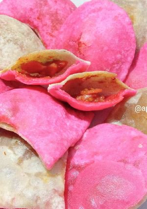 Foto resep Cireng Merah Putih🇮🇩 Isi Kornet-Sosis Pedas