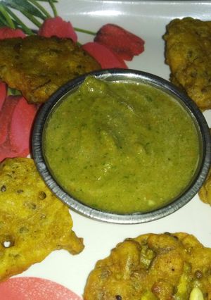 A picture of Dramstick flowers ke pakode.