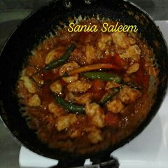 A picture of Chicken Koyla Karahi #RamadanKiTayari.