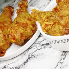 A picture of KFC (kentuchy fried chicken).