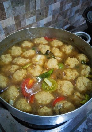 Foto resep Semur baso ikan