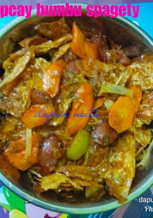 Foto resep Capcay bumbu spagety