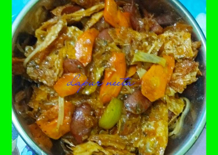 Resep Capcay bumbu spagety Lezat