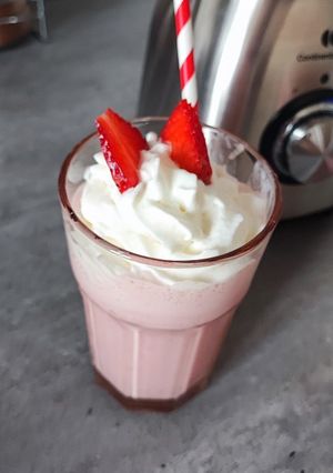 Une photo de Milkshake fraise 🍓