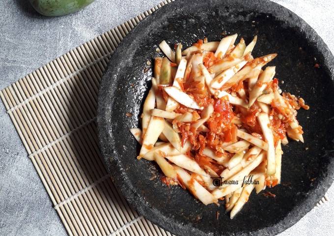 Resep Sambal pencit Resep Sambal pencit