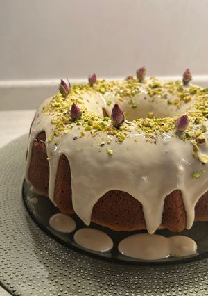 صورة لوصفة كيكة الرهش (حلاوة طحينية)