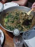 Mungbean soup with cocoa milk/Ginataang monggo