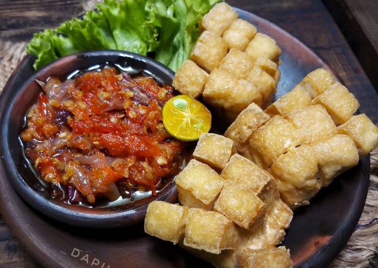 TAHU domino SAMBAL BAWANG MERAH