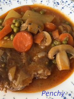 Una foto de Carrilleras de cerdo en salsa