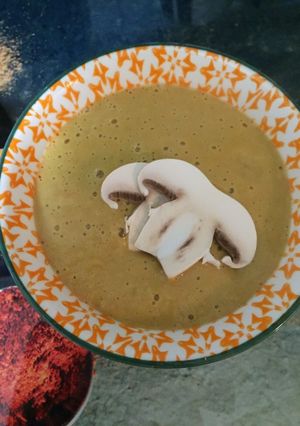 Une photo de Velouté de crème de maïs
