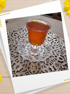 عکسی از دستور شربت بار مخصوص زولبیا و بامیه و لقیمات🥰