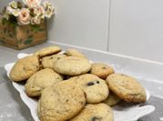 Una foto de galletita de manteca con harina leudante