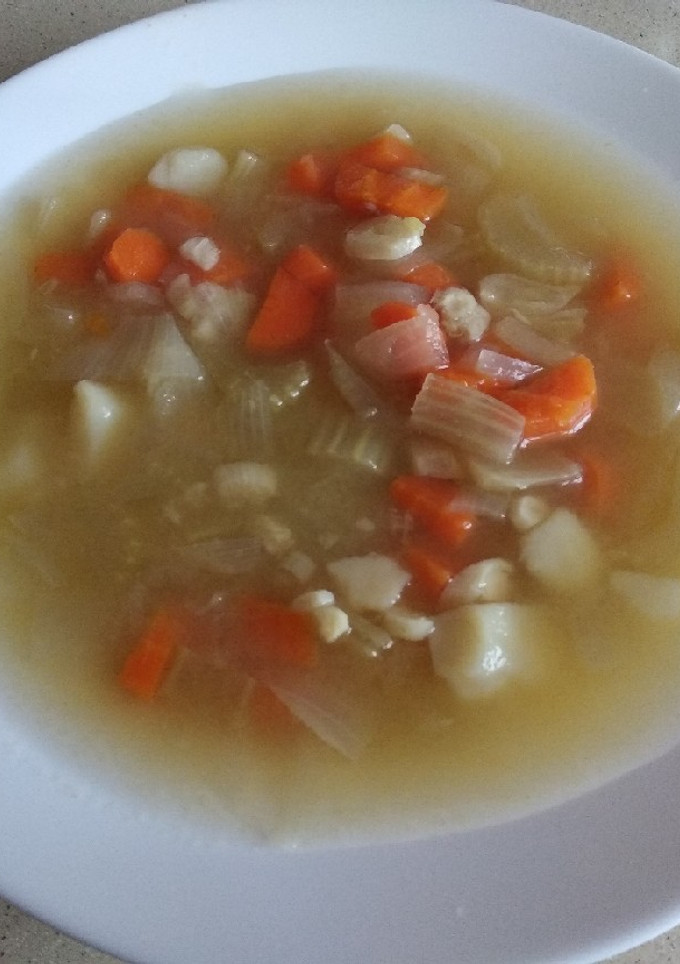 Una foto de Sopa de escudella vegetal
