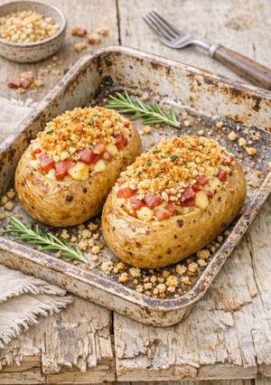Foto di Patate ripiene croccanti al forno