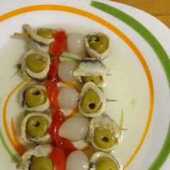 Una foto de Aperitivo - banderillas