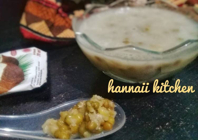 Bubur kacang ijo + tips matang 15 menit