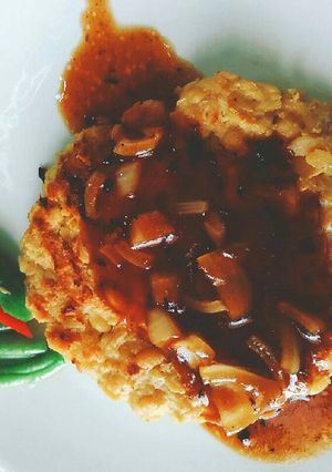 Foto resep Steak tempe lada hitam