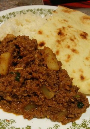 A picture of Ground Beef Kheema.