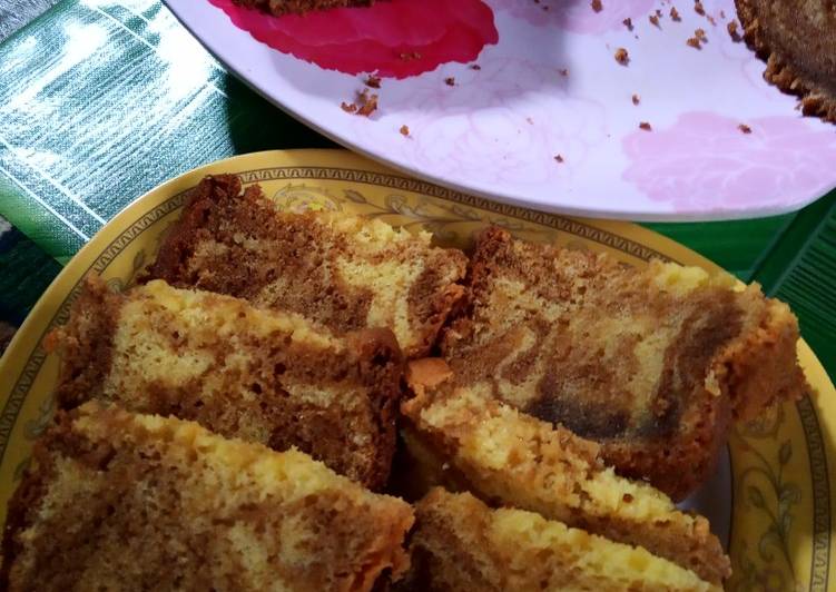 Resep Marmer Butter Cake Anti Gagal