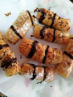 Una foto de Napolitanas rellenas de Nutella