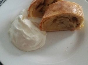 Una foto de Apple strudel