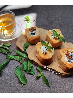 عکسی از دستور نان باگت برشته و پر شده