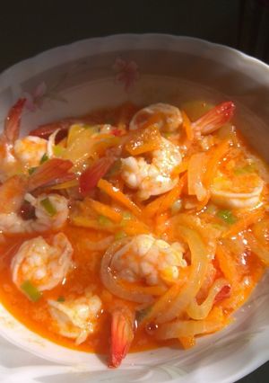 Foto resep Udang asam manis sederhana