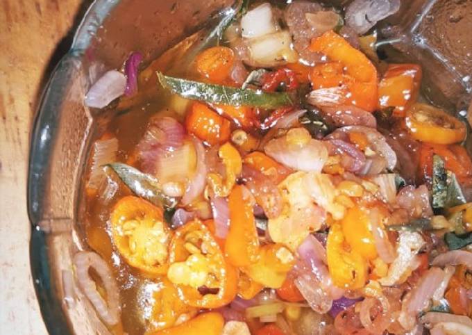 Sambal matah simple seadanya