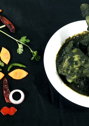 হরিয়ালি চিকেন (hariyali chicken recipe in Bengali) রেসিপির প্রধান ছবি