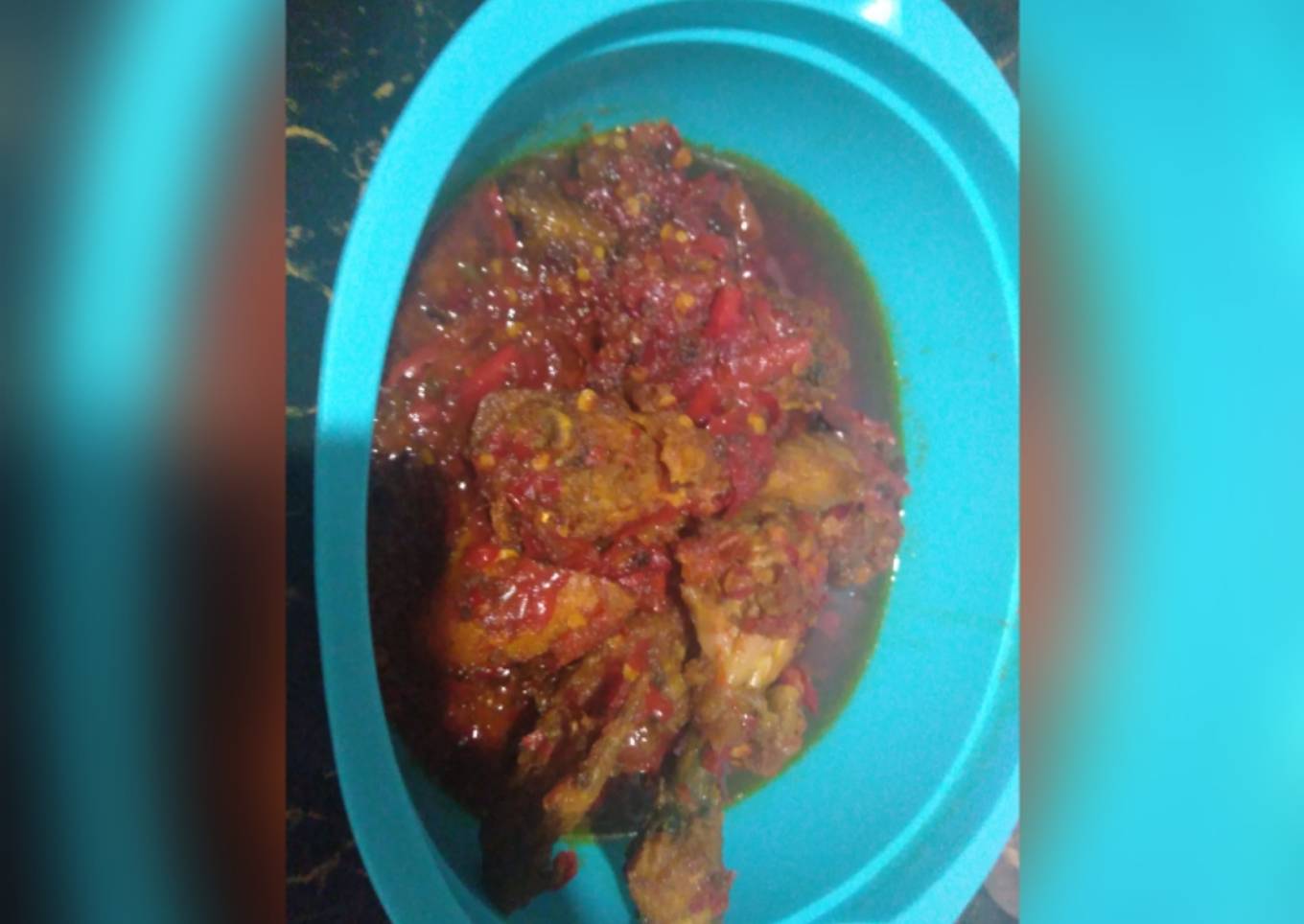 Ayam balado bumbu ungkep