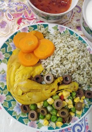 عکسی از دستور شیویدپلو با مرغ