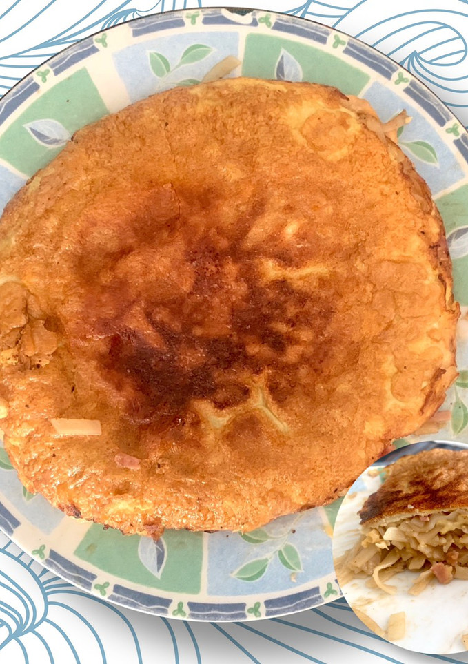 Una foto de Okonomiyaki