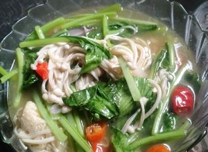 Foto resep Oseng jamur Enoki dan cesim hijau