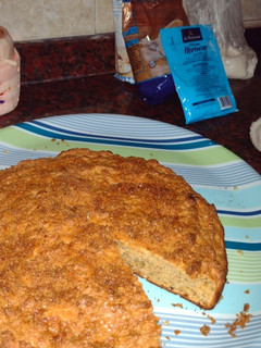 Una foto de Budín de manzana