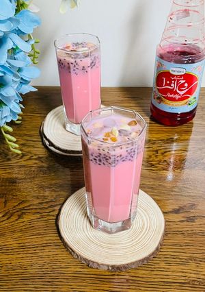 A picture of Roohafza Milk.