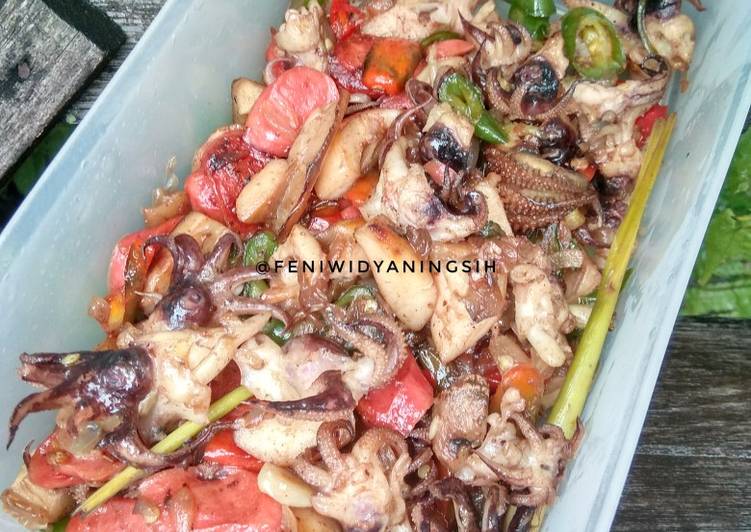 Resep Oseng Kepala Cumi Campur Sosis, Sempurna