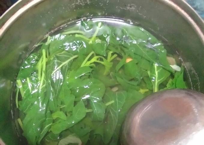 Resep Sayur bayam bening Anti Gagal