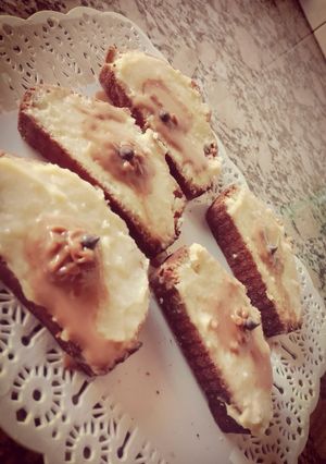 Una foto de Budín con crema pastera de limón!