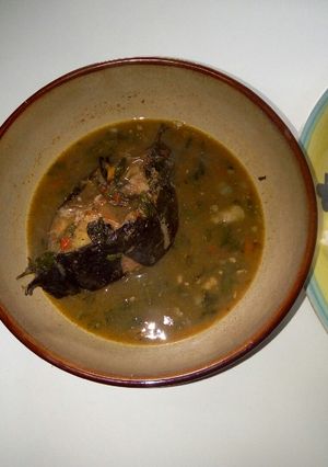 A picture of Catfish pepper soup.